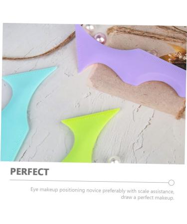COLLBATH Eyeliner Silicone Plate 2pcs Multi-Function Eyeliner Stencil Eyelash Makeup Tool Silicone Mascara Applicator Silicone Eyeliner Aid Eyeliner Stencils - Buy Online on GoSupps.com