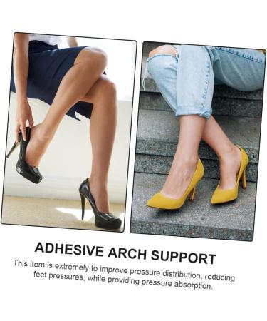 FRCOLOR Arch Support Insoles for High Heels - 10 Pairs Transparent Cushion for Men with Flat Feet - Comfort & Support in Every Step - Buy Online on GoSupps.com