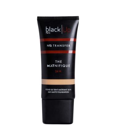 BLACK UP BLACK UP - The Magnificent 24H Mattifying Foundation FNT02 - Velvet Matte Finish Long Wear Transfer-Proof Buildable Coverage Even and Luminous Complexion - 30ml