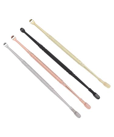 Stainless Steel Double Head Ear Spoon | 360 Spiral Earwax Remover | 4 Colors | Cleansing Tool - Buy Online on GoSupps.com