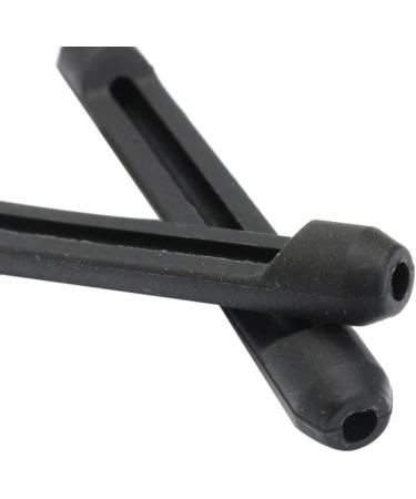 Ficher Temple Hook Tip Glasses - Anti Slip Eyeglass Ear Grip - Black - 12 Pairs (24 Pcs) - International Shipping - Buy Online on GoSupps.com