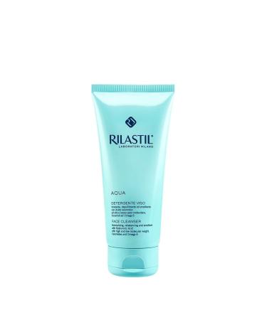 Cumlaude-Rilastil Rilastil-Aqua Det Viso 200ml Limpiador Facial Suave y Cremoso con acci n Hidratante REEQUILIBRANTE Y EMOLIENTE-200 ML Pl stico Blanco - Buy Online on GoSupps.com