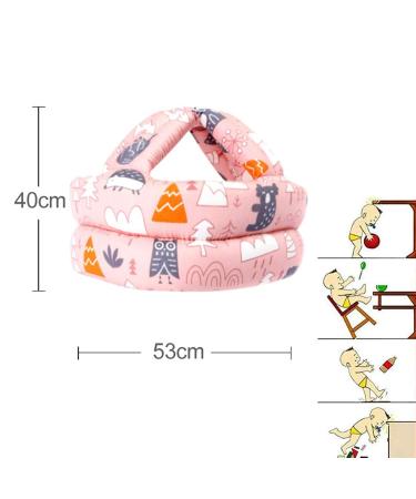 Shop Ldawyde Baby Helmet - Adjustable Head Protection for Infants & Toddlers | Safe & Stylish Running Gear in Pink - Buy Online on GoSupps.com