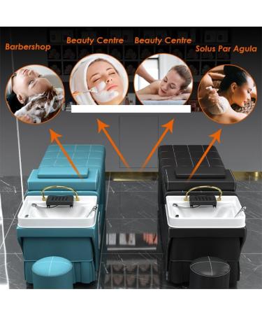 Water Circulation Rack Shampoo Basin Equipment Head Treatment Head Treatment Shampoo Bed Accessories Hair Salon for Barber Shop - Buy Online on GoSupps.com
