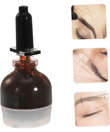 Healeved 4pcs String Ink Line Box Ink Line Ruler Brow Line for Women Eyebrow Drawing Line Mete Bottled Vial - Buy Online on GoSupps.com