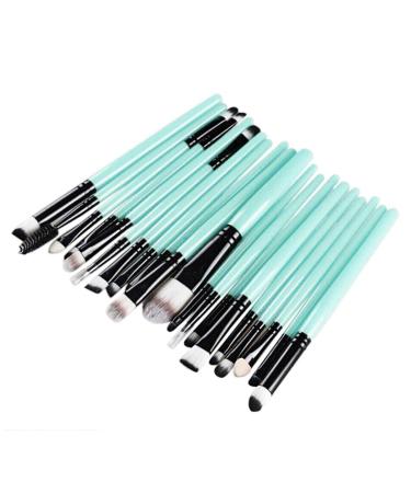 CINIDY 20-Piece Makeup Brush Set - Wool Make Up Tools Toiletry Kit (Black) - Buy Online on GoSupps.com