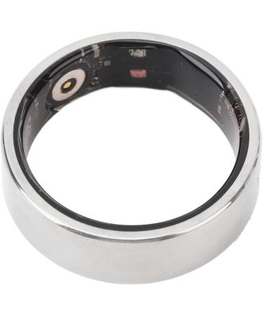 Fitness Ring Smart Health Ring Comfortable Wearing Body Temperature Monitoring Oxidation Resistance Daytime Step Counting Silver Color for Sports or Fitness (17) Size 21 Applicable Finger Circumference: Approx. Size 21 Applicable Finger Circumference: App - Buy Online on GoSupps.com