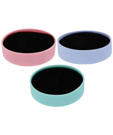 Beaupretty 9 Pcs Makeup Brush Cleaning Box Sponge Remove Shadow Color Tool Makeup Brush Cleaner Pad Make up Eye Shadow Brush Scrubber Cosmetic Supplies Cosmetic Accessories Care 8x2cmx3pcs Assorted Colorx3pcs
