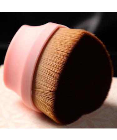 Makeup Brush for Foundation Concealer Blending Applicator for Women - Heart-Shaped Powder Makeup Tools Travel Size Cosmetic Applicator for Kids And Adult Brown - Buy Online on GoSupps.com
