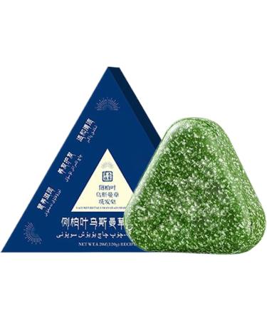 Solid Shampoo | 120g Triangle Solid Nourishing Shampoo For Hair | Strengthening And Oily Control Product | For Daily Routine Home Bathroom Travel Week End Gym Hotel - Buy Online on GoSupps.com