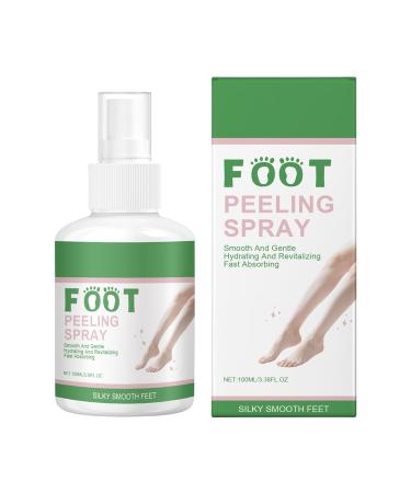 Foot Peeling Spray Nourishing Foot Spray 100ml Naturally Moisturizing Foot Care for Men Women Seniors Healthcare Workers Athletes Travelers Daily Commuters