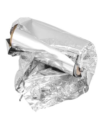 Angoily 2 Rolls Barber Foil Paper Hair Foil Paper Hair Dye Paper Hair Dyeing Paper Hair Styling Salon Foil Paper Highlights Hair Coloring Paper Perm Foil Paper Tin Foil Dedicated