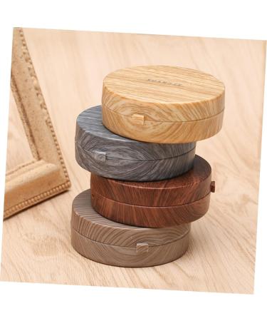 Buifulsic Contact Lens Container Organizer - Travel Case for Lenses - Bamboo Khaki Design 7.5x7.5cm - Buy Online on GoSupps.com