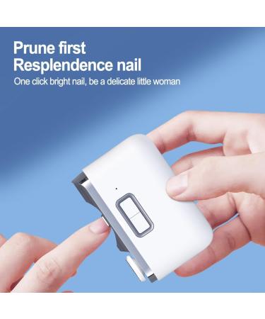 2-in-1 Electric Nail Trimmer with LED Light and Automatic Debris Collection Easy Operation Suitable for All Ages - Buy Online on GoSupps.com