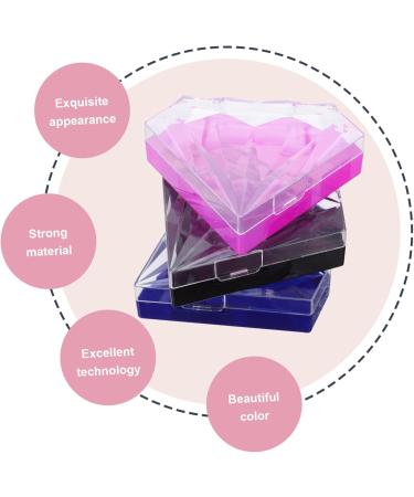 Baluue 3pi ces Bo tes Faux Cils Vides Contenants de Rangement Transparents pour Faux Cils Lot de Bo tes de Stockage pour Salon - Buy Online on GoSupps.com