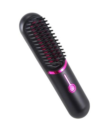 Buy Wireless Electric Hair Straightener Brush - Portable Rechargeable Cordless Hair Comb for Effortless Styling - Buy Online on GoSupps.com