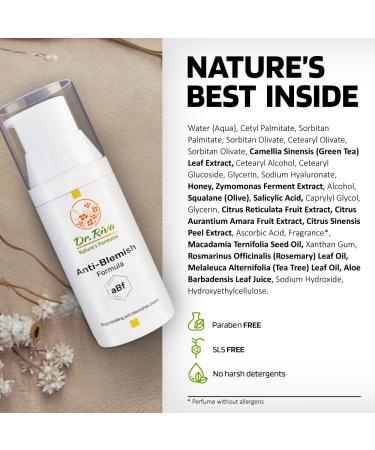 Dr. Riva Nature s Formula Regenerating Blemish Cream - Best Anti-Acne Treatment for Sensitive Skin | Acne Control & Blemish Removal | 50ml - Buy Online on GoSupps.com