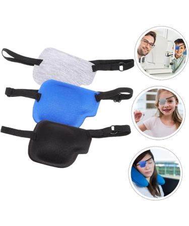 3pcs Pirate Eye Patches - Portable Eye Masks for Amblyopia & Daily Use - Assorted Colors | Ideal for Kids & Adults - Buy Online on GoSupps.com