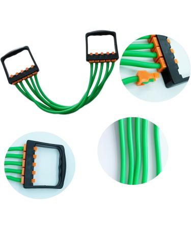 Adjustable Chest Expander for Men & Women | Fitness Equipment for Strength & Muscle Training | Green Grip Trainer - Buy Online on GoSupps.com
