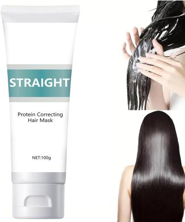 Hair Straightening Cream 100g Hair Straightening Cream Protein Smoothing Cream Makes Frizzy Split Ends Hair Straightening Cream Shampoos - Buy Online on GoSupps.com