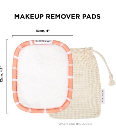 Dock & Bay Reusable Makeup Pads - Ultra Soft Washable - 3 Pack with Wash Bag - Eucalyptus Green - 12x10cm - Skin Cleaner for Face - Eco-Friendly Option - Buy Online on GoSupps.com