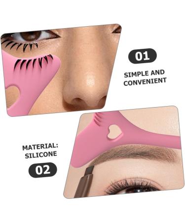 FOMIYES Reusable Lower Eye Hooded Stencil Tool Eyeshadow Shield for Lash Eyes Assistant Eyeliner Guard - Buy Online on GoSupps.com