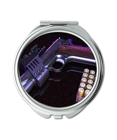 YENDOSTEEN Mirror Compact Mirror gunkote Round Mirror latest gun pocket mirror portable mirror