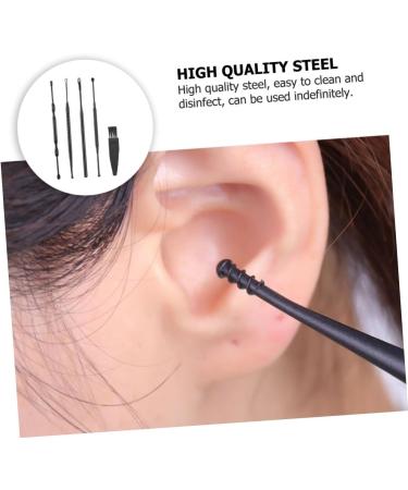 NOLITOY Ear Cleaner Kit - Stainless Steel Ear Pick Ear Tag Remover & Earwax Removal Tool Set for Eye Examination - 410 Steel Handheld Ear Scope - Buy Online on GoSupps.com