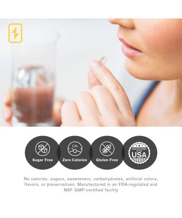 LyteCaps Electrolyte Tablets - 60 Vegetarian Capsules for Rehydration & Cramps - Magnesium, Potassium, Sodium, Zinc - Gluten, Dairy, Nut-Free - 60 Count - Buy Online on GoSupps.com