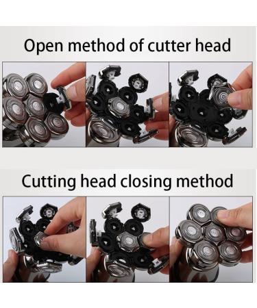 Buy 7D Flexible Blade Electric Head Shaver for Bald Men | Smooth Shaving with Smart LED Display - Buy Online on GoSupps.com