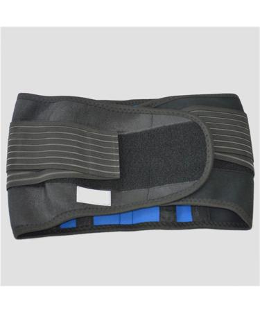 Neoprene Double Pull Posture Support Brace - Aofit Lumbar Lower Back Support Belt (XXL 40-44 inches) - Black & Blue - Buy Online on GoSupps.com