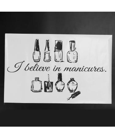 Nail Salon Wall Decoration Durable Waterproof Nail Art Wall Sticker PVC Vinyl Double-sided Visual Effects for Nail Salon Beauty Salons - Buy Online on GoSupps.com