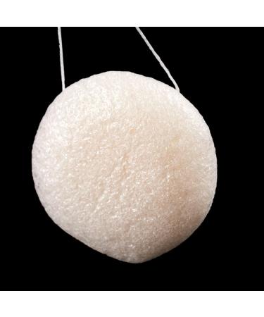 Zunedhys 5X Konnyaku Jelly Fiber Face Wash Pad Cleaning Sponge Puff Exfoliator-White - Buy Online on GoSupps.com