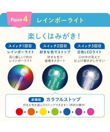 BabySmile Kids Sonic Electric Toothbrush with Rainbow LED and Smart Timer | Made in Japan | 2-Stage Baby & Toddler Toothbrush | 2 Ultra Soft Brush Heads (Yellow) - Buy Online on GoSupps.com