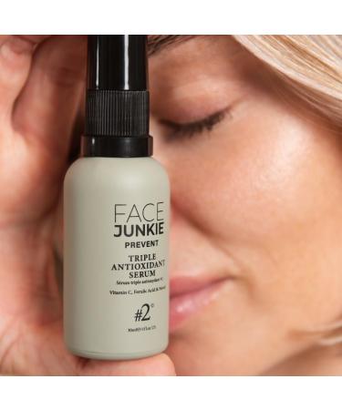 Face Junkie Triple Antioxidant Serum Face Serum with Neroli Antioxidant 12.5% Vitamin C Serum for Face Brightens Complexion and Fades Hyperpigmentation 30ml - Buy Online on GoSupps.com