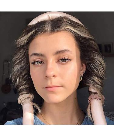 Gosuoa Women Heatless Curling Rod Rollers - DIY Soft Foam Silk Curls Headband for Natural Hair - Pink - Buy Online on GoSupps.com