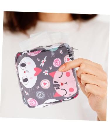 Healeved 4pcs Napkin Storage Makeup Bag Set for Women - Organizer Handbag Menstruation Period Pouch - Buy Online on GoSupps.com
