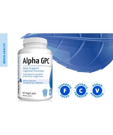 Alora Naturals Alpha GPC 60 VegiCaps - Choline Supplement Supports Focus Supports Cognition Vegan Approved Enhances Focus 600mg per capsule (120 Count (Pack of 2)) - Buy Online on GoSupps.com