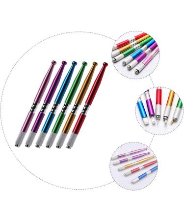 TOVINANNA 6pcs Ball Embroidery Pen Microblade Brow Pen Eyebrow Eyebrow Pens Plastic - Buy Online on GoSupps.com