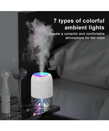 200ml Essential Oil Diffuser | Aromatherapy Humidifier with 7 Color Lights for Home & Bedroom - Buy Online on GoSupps.com