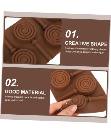 Ciieeo 2pcs Lollipop Mold Festival Baking Mold Lollipop Ball Molds Cookie Molds Sphere Lollipop Fondant Molds Sucker Molds Sucker Lollipop Silicone Cake Fudge Silica Gel Chocolate Candies - Buy Online on GoSupps.com