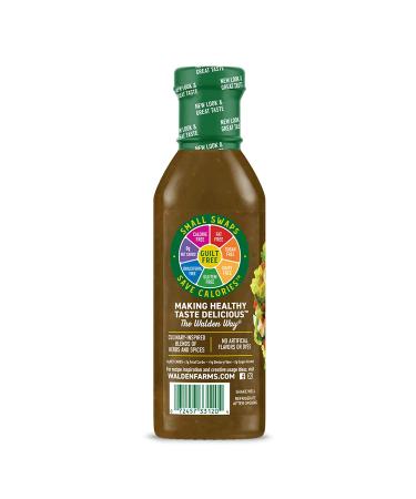 Walden Farms Sesame Ginger Dressing 12 oz - Sugar Free, 0g Net Carbs, Sweet & Tangy Salad Topping - Buy Online on GoSupps.com