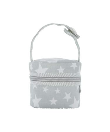 Cambrass 35485 pacifier bag collection Star 8.5 x 8.5 x 11 cm grey STAR GRIS