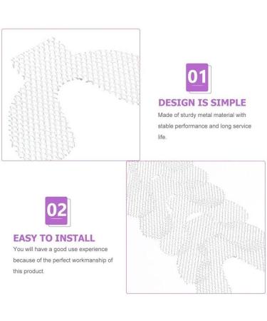 Luxylei Upper & Lower Denture Materials | Metallic Palatal Reinforcement Mesh for Partial Dentures - White Acrylic - Buy Online on GoSupps.com