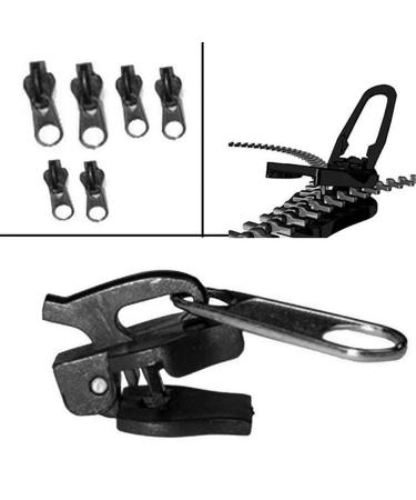 Removable Metal Zipper Repair Set - Zipper Pulls for Jackets Suitcases & Backpacks - Black - Buy Online on GoSupps.com