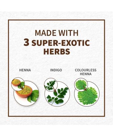 Indus Valley Bio Organic 100% reine und nat rliche Henna-Haarfarbe (MEDIUM BROWN) - Buy Online on GoSupps.com