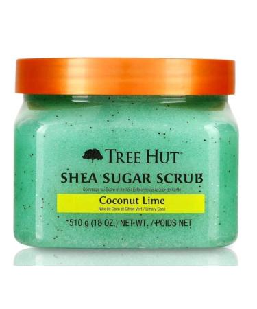 Tree Hut Shea Sugar Body Scrub Watermelon Coconut Lime 18oz 2PK with Makeup Remover Wipe - Set of 3 - Buy Online on GoSupps.com