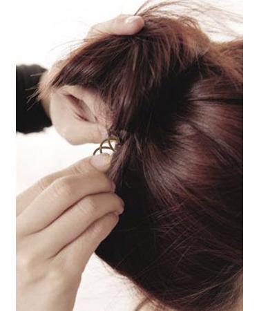 Mini Skater 1.88 Spiral Hair Pin Twist Barrette Spin Pins - Brown Set of 20 - Non-Scratch Round Tips for Women's Bun Hair Style DIY - Buy Online on GoSupps.com