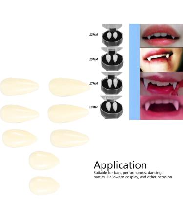 Nikou 8 Set Halloween False Teeth - Horrible Dentures for Costume Party Props (13mm 15mm 17mm 19mm) - Buy Online on GoSupps.com