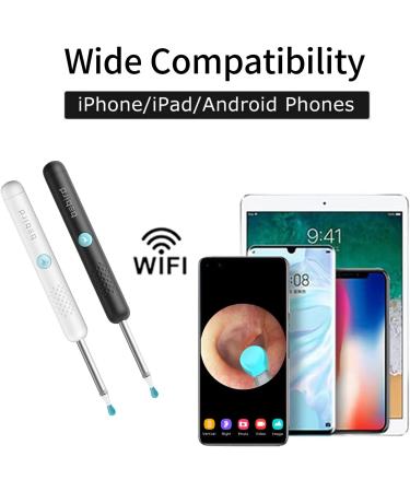 BEBIRD R1 Earwax Removal Tool with 1080P HD Camera | WiFi Ear Cleaner for Mobile Devices - White - Buy Online on GoSupps.com